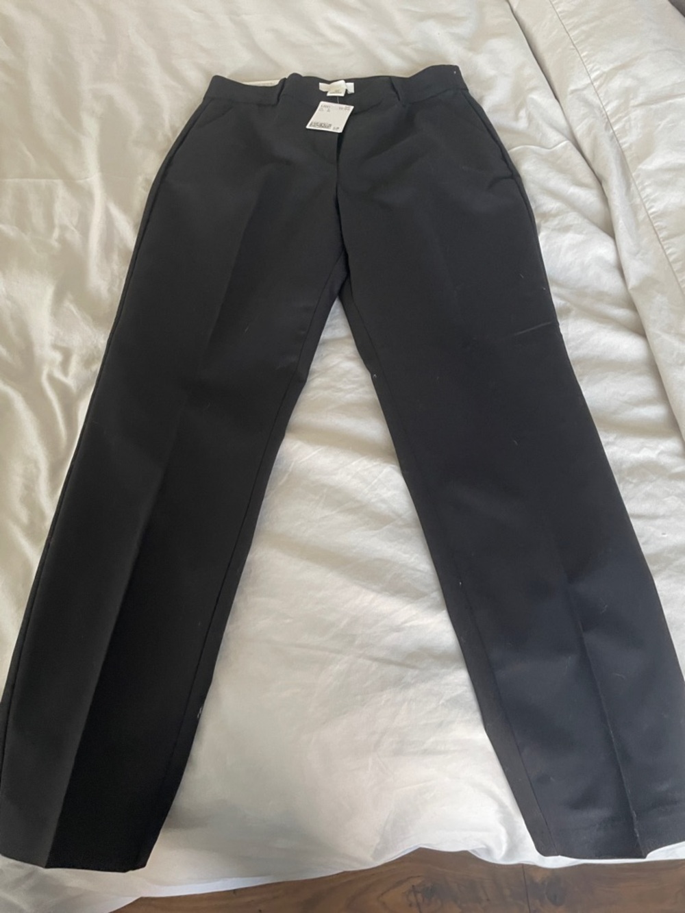 H&M Black Cropped Tailored Women's Pants